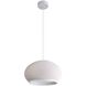 Tela LED 17.75 inch Sand Yellow Pendant Ceiling Light