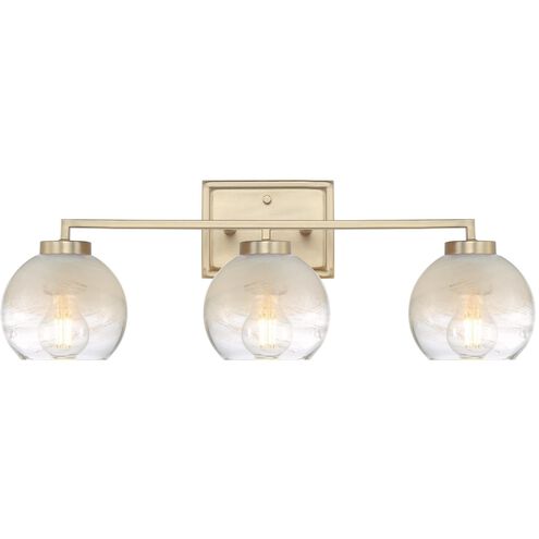 Elliott 3 Light 24.5 inch Brushed Champagne Bronze Vanity Light Wall Light in Alabaster