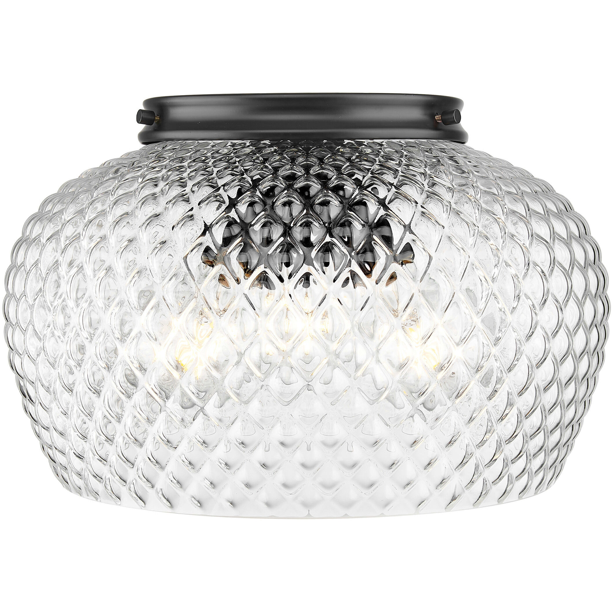 Adeline 3 Light 14 inch Modern Brushed Gold Flush Mount Ceiling Light