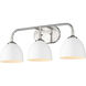 Yep Zoey 3 Light 24.50 inch Bathroom Vanity Light
