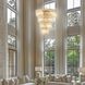 Ziva Shahi 37.38 inch 5.00 watt Titanium Gold Chandelier Ceiling Light, 4 Tier
