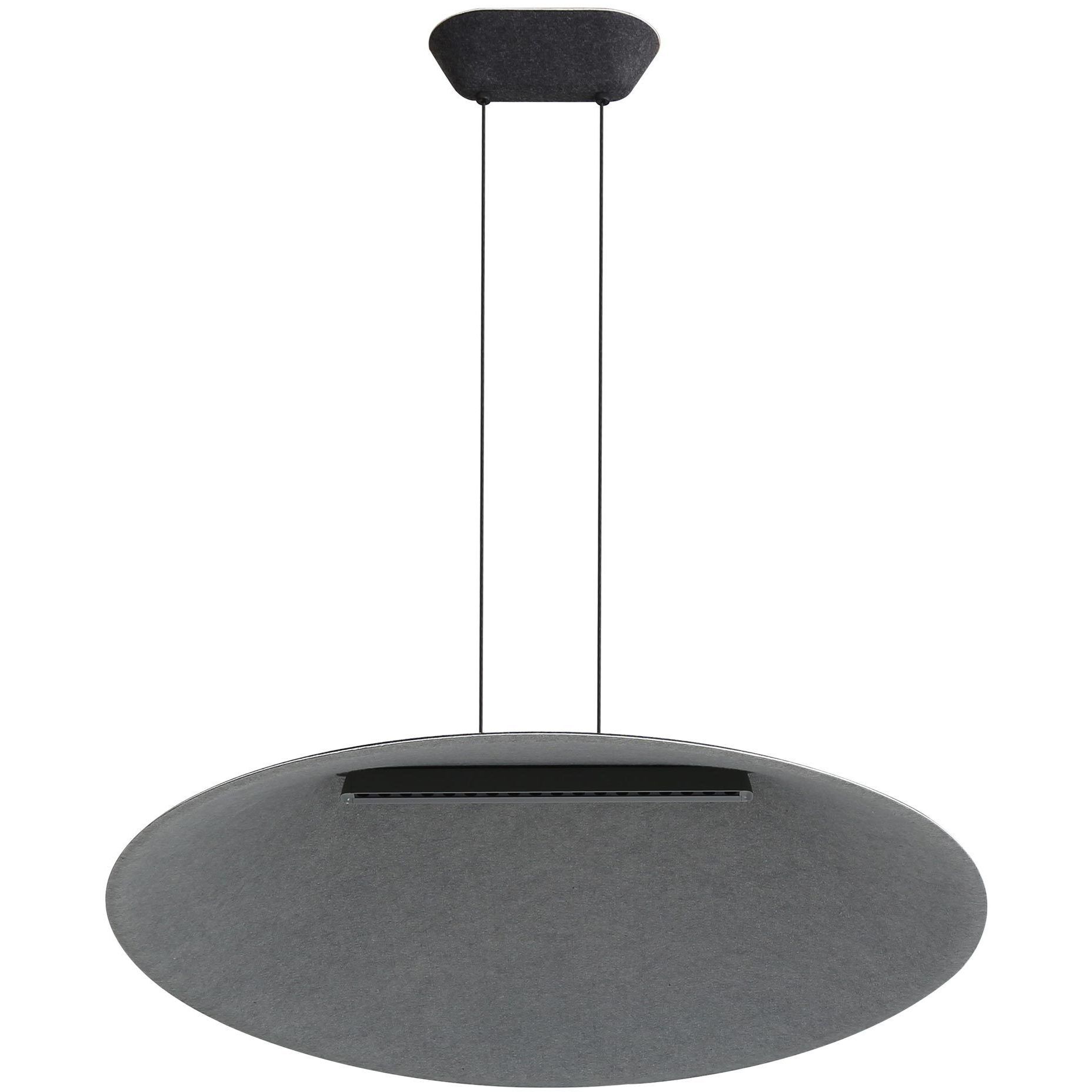 Faroe Pendant Ceiling Light in Flecked Black/Grey
