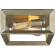 Smyth 2 Light 11.5 inch White Gold Flush Mount Ceiling Light, Damp