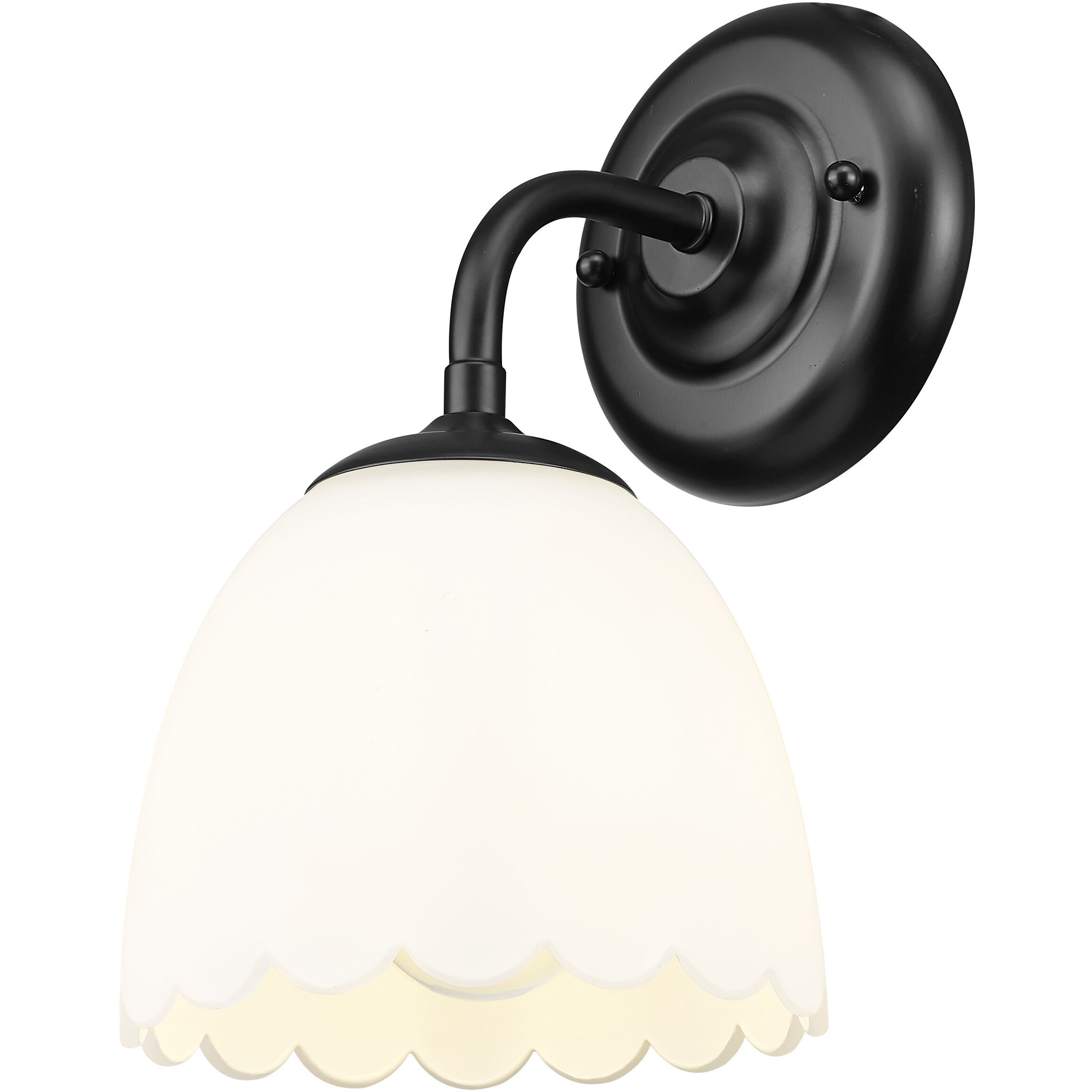 Dorinda 1 Light 6.5 inch Matte Black Wall Sconce Wall Light