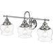 Daphne 3 Light 24 inch Chrome Bath Vanity Light Wall Light