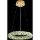 Corallo LED 29.5 inch Turquoise Chandelier Ceiling Light