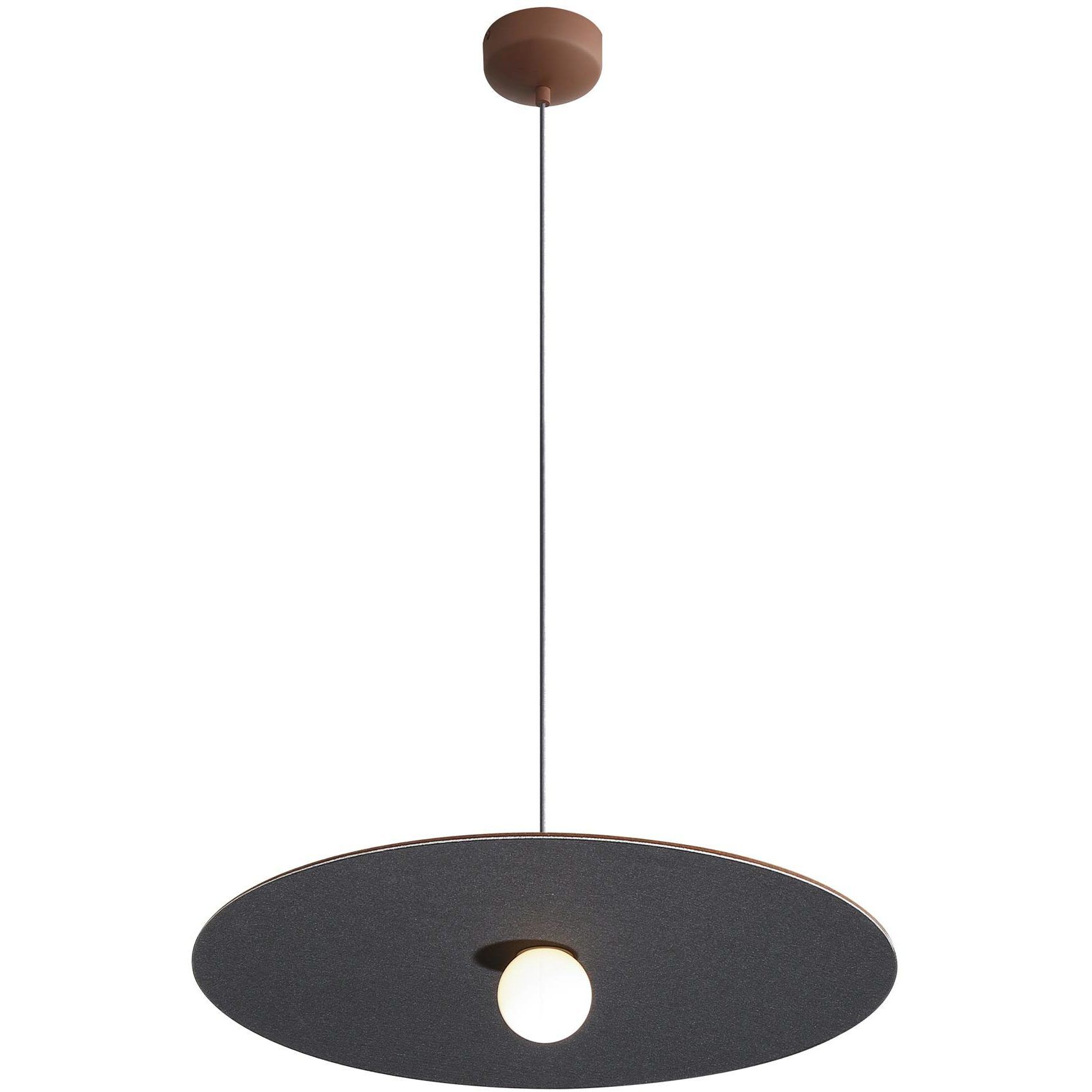 Faroe Pendant Ceiling Light in Coffee/Black