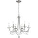 Mirabella 6 Light 25 inch Pewter Chandelier Ceiling Light