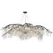 Autumn Twilight 24 Light 80 inch Black Iron Chandelier Ceiling Light, Large