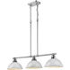 Yep Duncan Island Light Ceiling Light in Chrome, White
