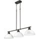 Yep Duncan Island Light Ceiling Light in Rubbed Bronze, White