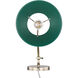 Orwell Articulating Wall Sconce Wall Light in Aged Brass, Pine Green