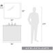 Duncan 1 Light 8 inch Pewter Bath Vanity Wall Light in Matte White