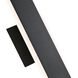 Obsidian LED 23.63 inch Sand Black Outdoor Wall Sconce