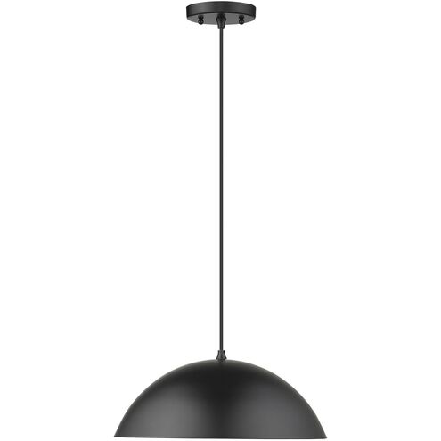 Walker 2 Light 14 inch Matte Black Pendant Ceiling Light