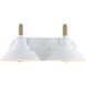 Journey 2 Light 17 inch Natural White Bath Vanity Light Wall Light