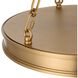 Cameron 1 Light 16.5 inch Brushed Champagne Brass Pendant Ceiling Light