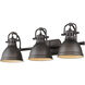 Yep Duncan Vanity Wall Light in Rubbed Bronze