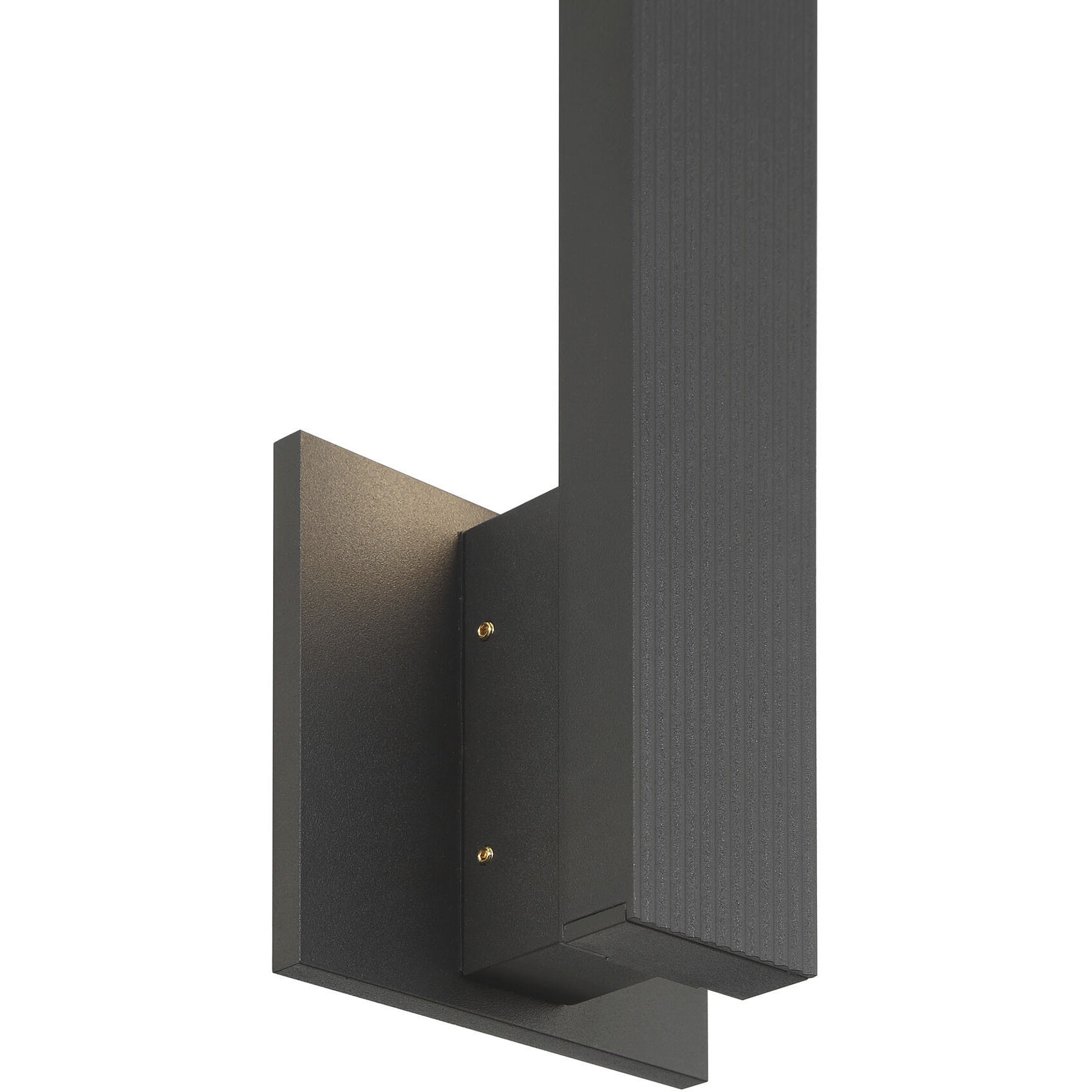 Enso LED 4.5 inch Textured Black Outdoor Wall