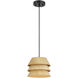 Yep Aalto 2 Light 8.63 inch Light Walnut Pendant Ceiling Light