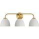 Shepard 3 Light 7.25 inch Bathroom Vanity Light