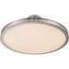 Cameron 1 Light 30 inch Polished Nickel Semi-Flush Mount Ceiling Light