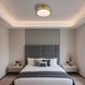 Cameron 1 Light 16.5 inch Brushed Champagne Brass Semi-Flush Mount Ceiling Light