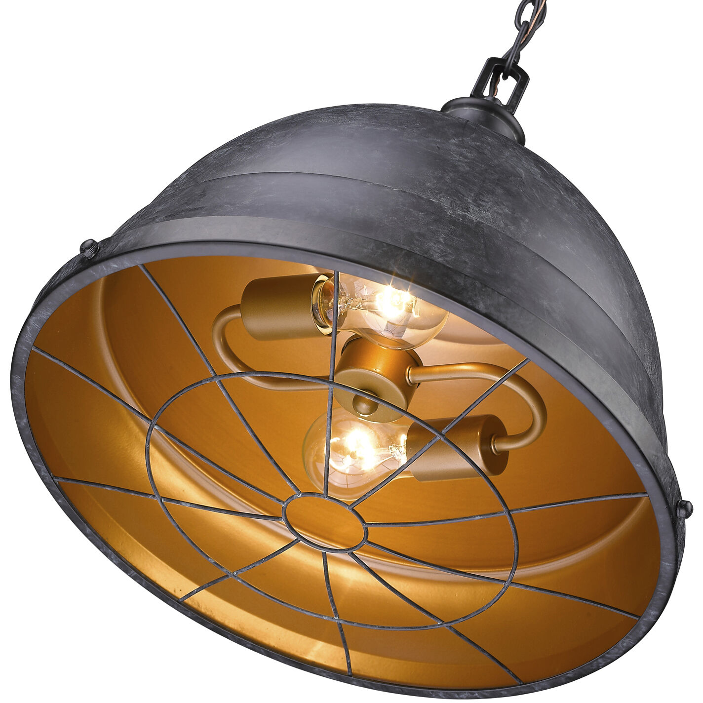 Bartlett 2 Light 16.5 inch Black Patina Pendant Ceiling Light, Large