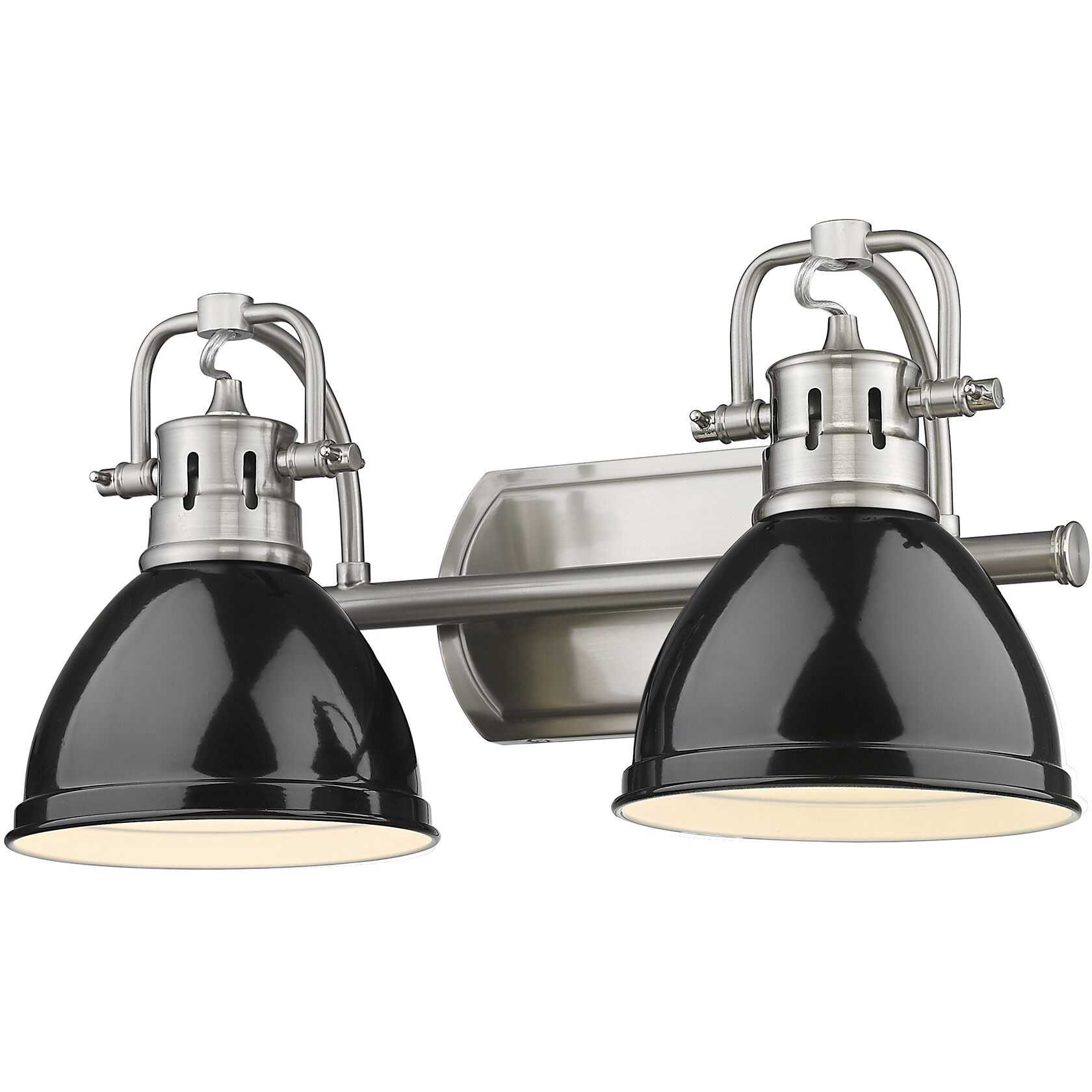 Yep Duncan Vanity Wall Light in Pewter, Black