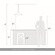 Vistara 1 Light 19.75 inch Sand Black Pendant Ceiling Light