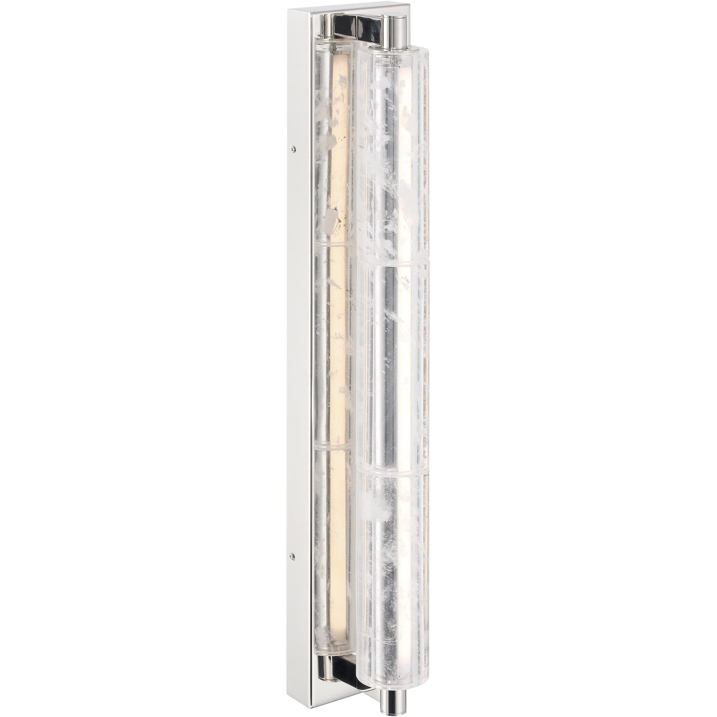 Crystallo LED 4.88 inch Polished Nickel Wall Sconce Wall Light