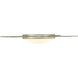 Kieran LED 24 inch White Gold Flush Mount Ceiling Light