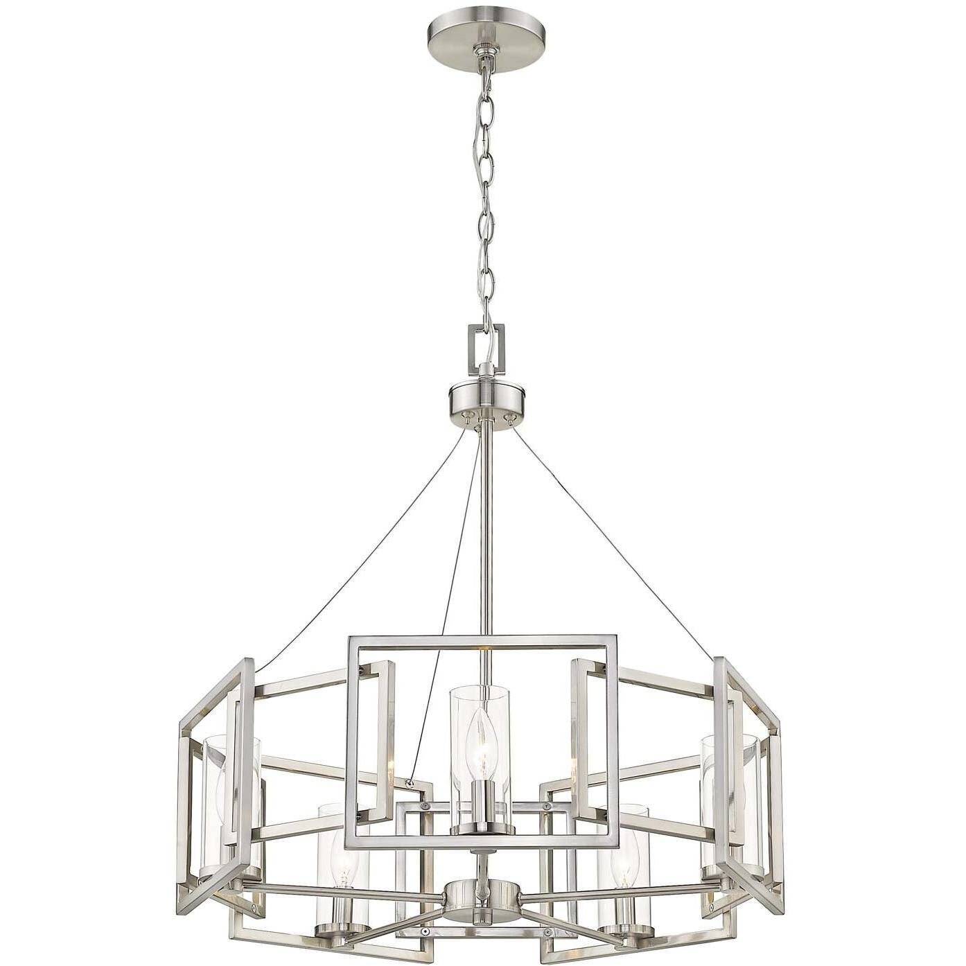 Marco 5 Light 24.5 inch Pewter Chandelier Ceiling Light