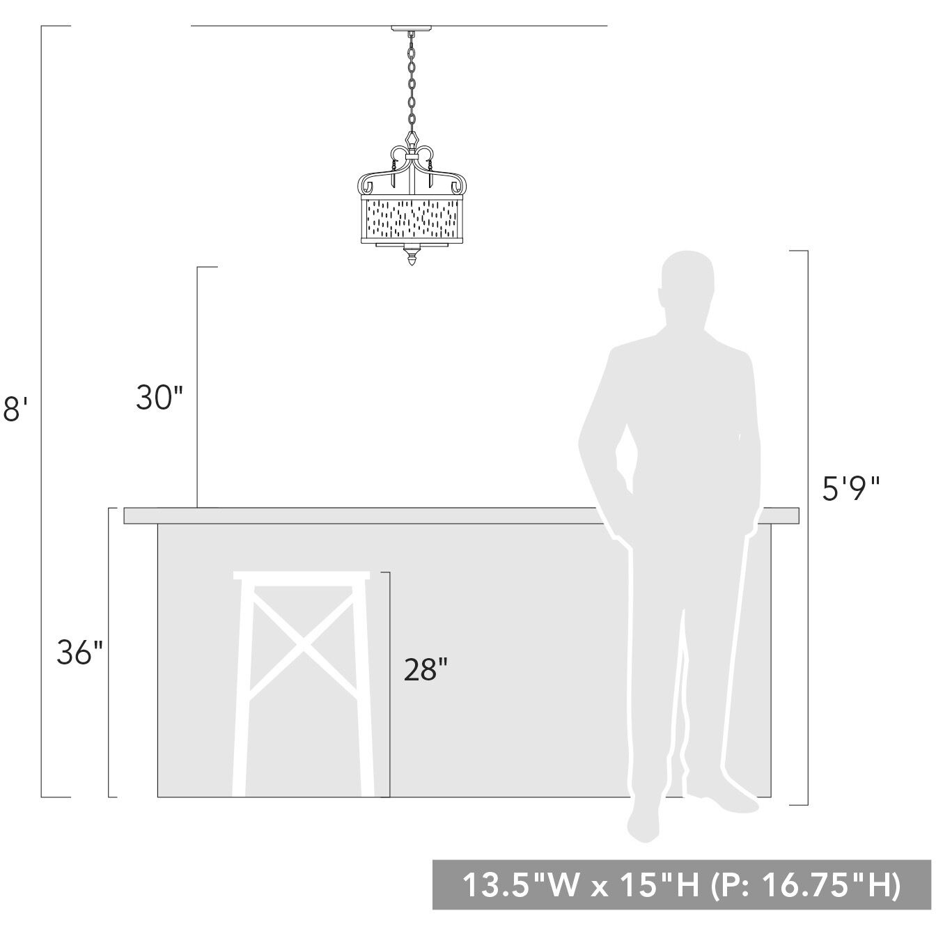 Valencia Pendant Ceiling Light