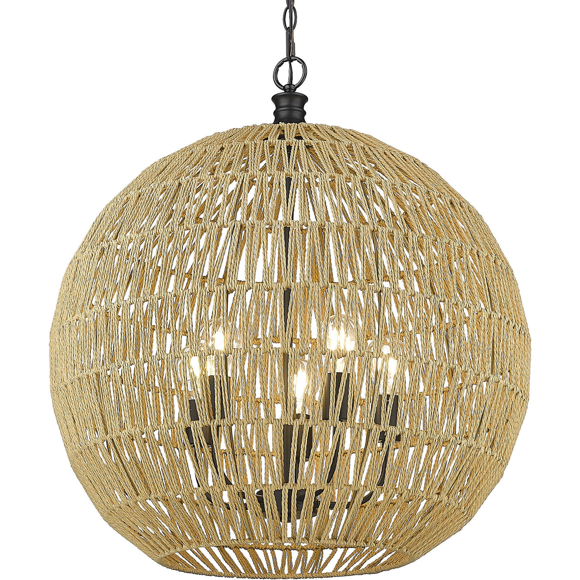 Florence Pendant Ceiling Light in Matte Black