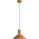 Faroe Pendant Ceiling Light in Earth Yellow/Grey