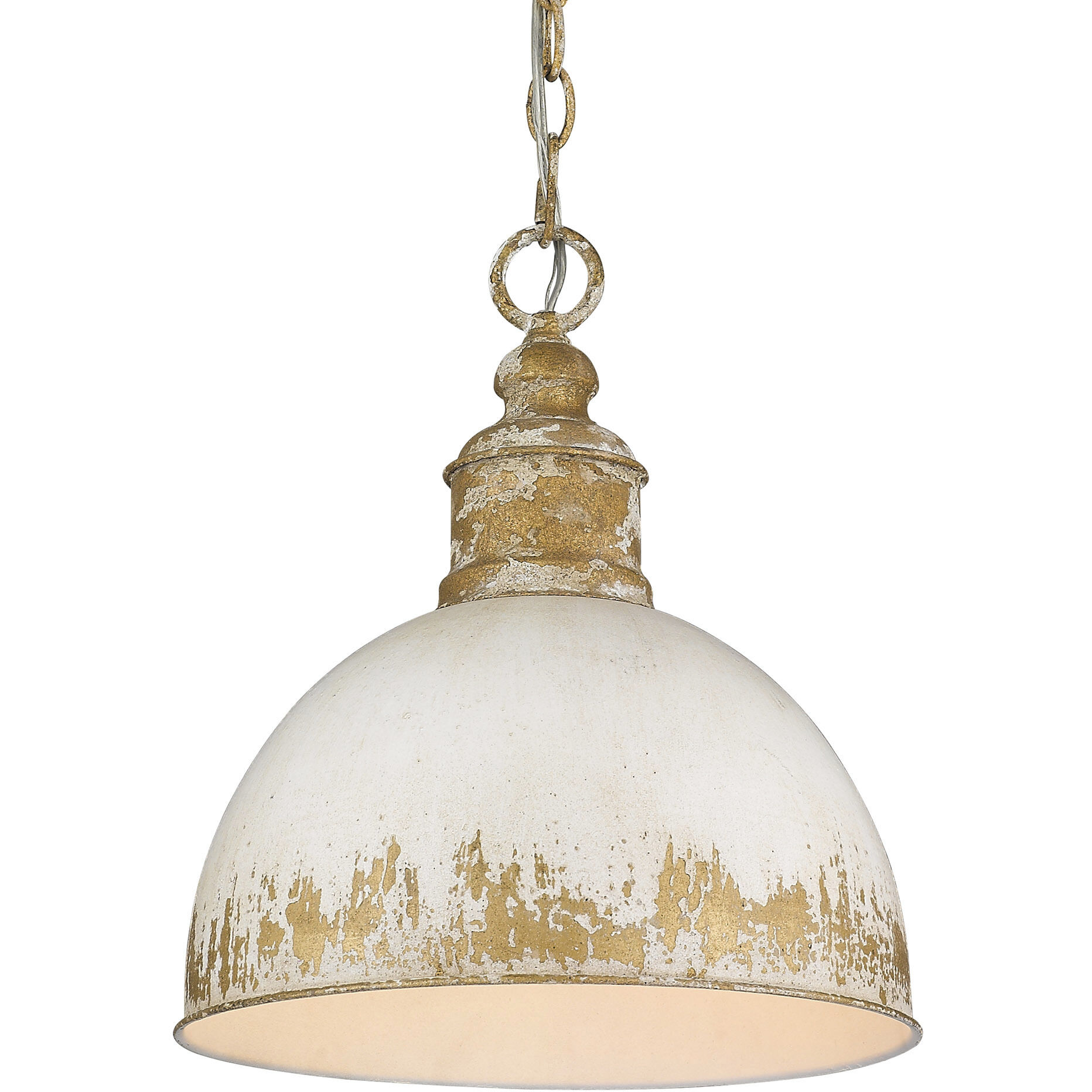 Alison Pendant Ceiling Light in Antique Teal, Medium