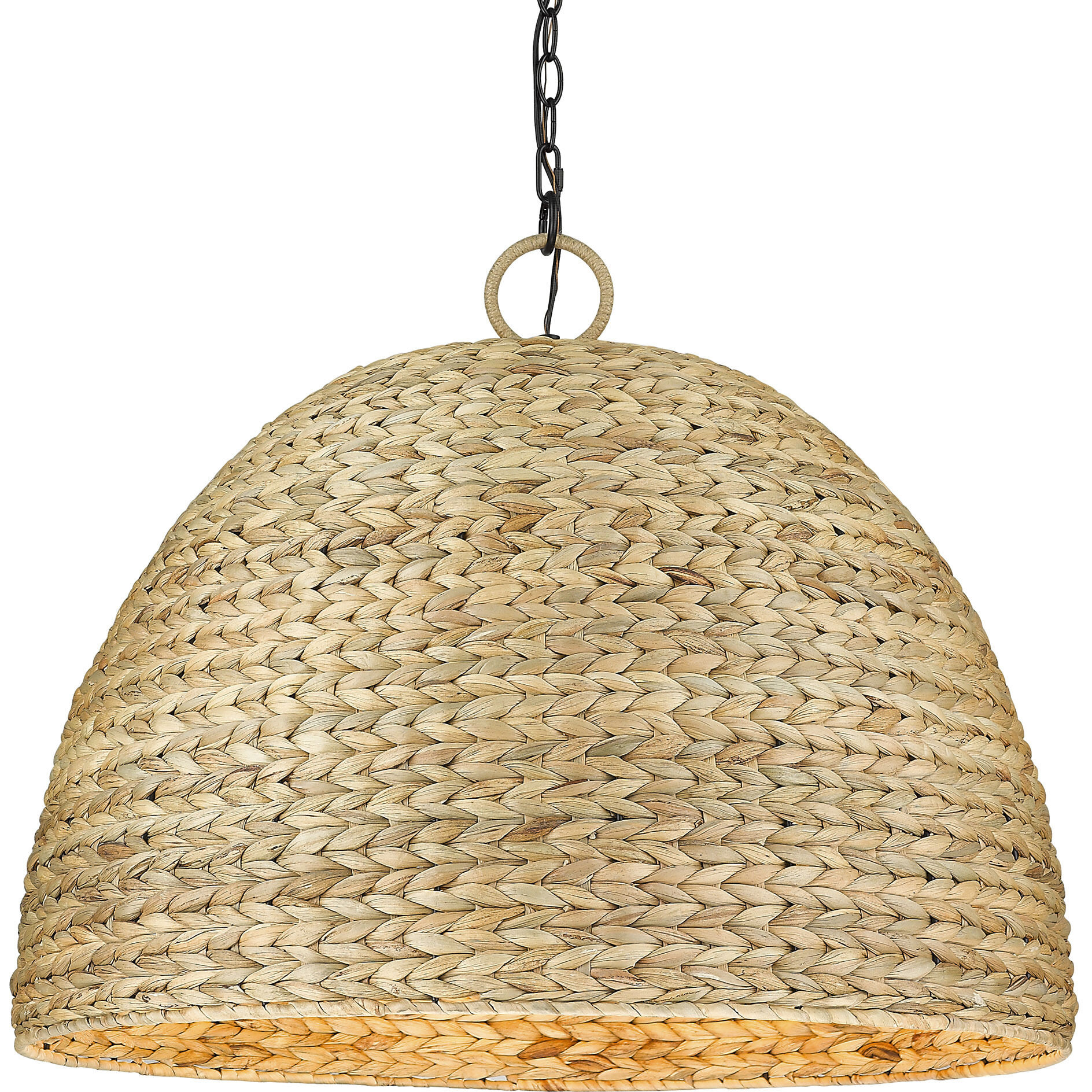 Rue Pendant Ceiling Light in Woven Sweet Grass