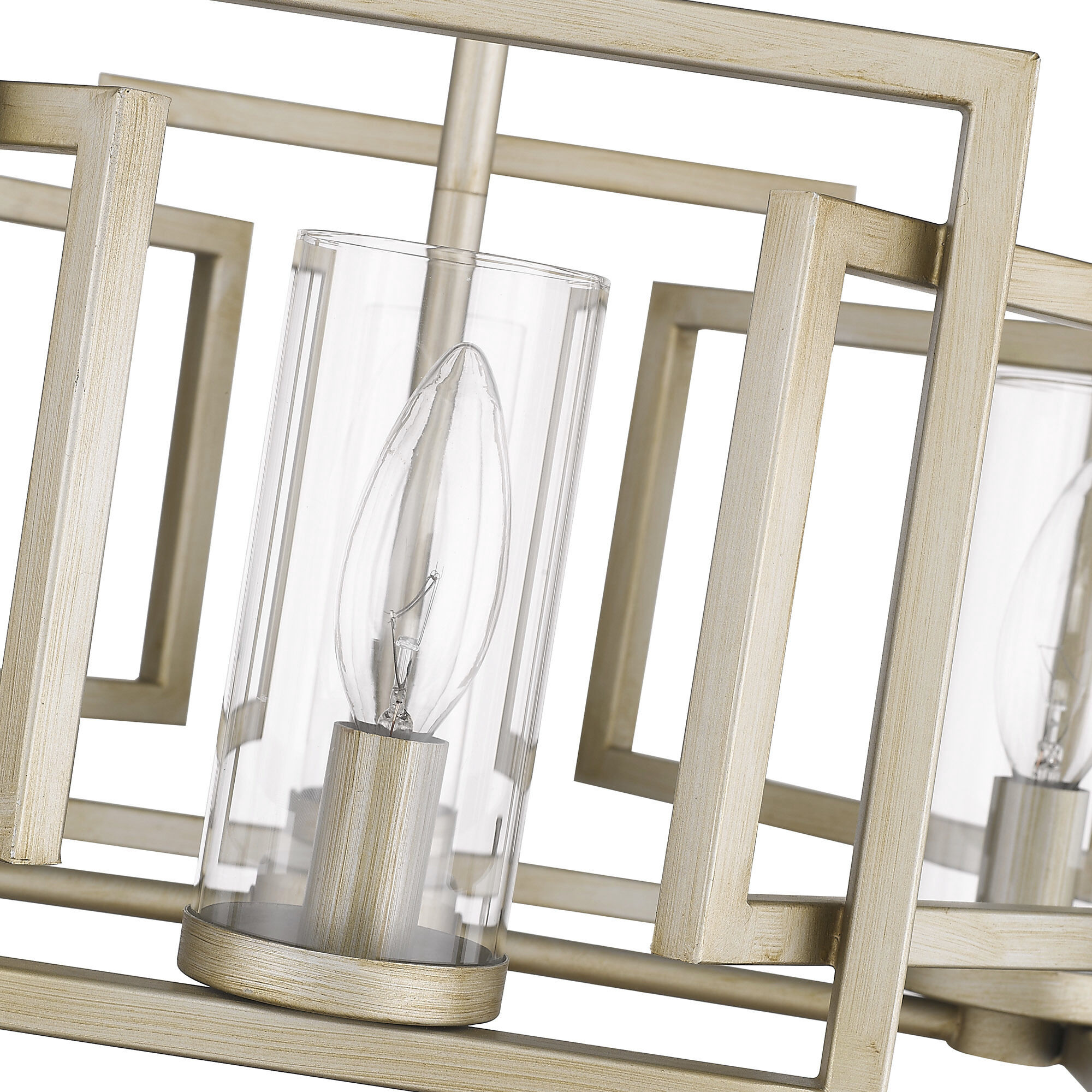 Marco Pendant Ceiling Light in White Gold