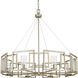 Marco 35.38 inch 60.00 watt White Gold Chandelier Ceiling Light, Large