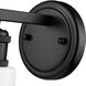 Carver 1 Light 8.75 inch Matte Black Bath Vanity Light Wall Light