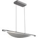Luma Linear Pendant Ceiling Light in Graphite