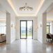 Aenon 10 Light 36 inch Brushed Champagne Brass Semi-Flush Mount Ceiling Light