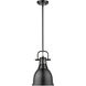 Yep Duncan Pendant Ceiling Light in Matte Black, Small
