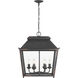 Abingdon Pendant Ceiling Light in Antique Black Iron