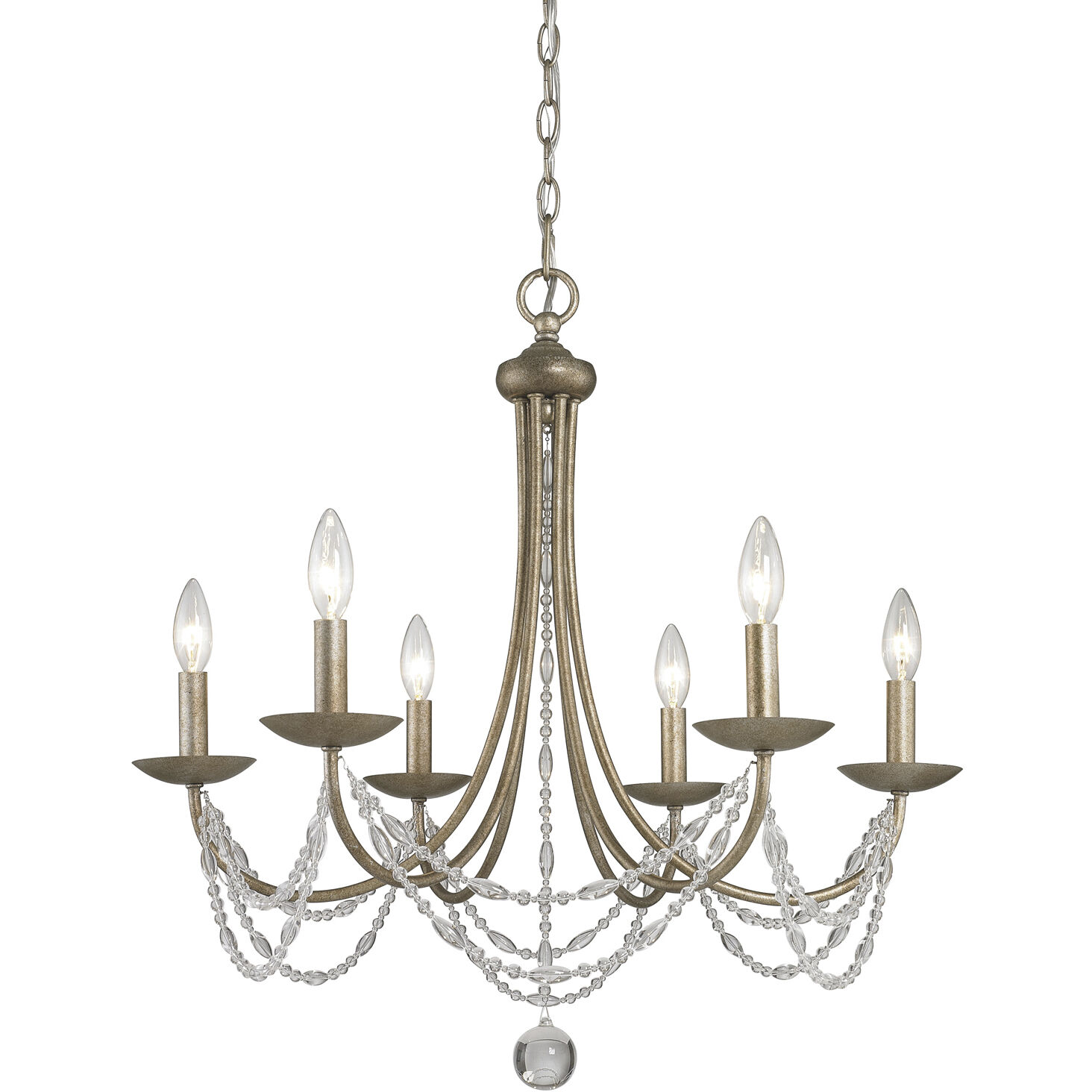 Mirabella 6 Light 25.00 inch Chandelier
