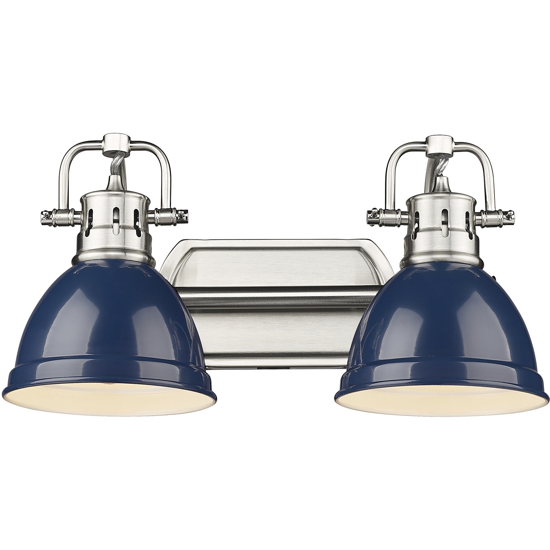 Yep Duncan Vanity Wall Light in Pewter, Navy