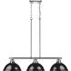 Yep Duncan Island Light Ceiling Light in Chrome, Black