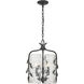 Calla Pendant Ceiling Light in Natural Black