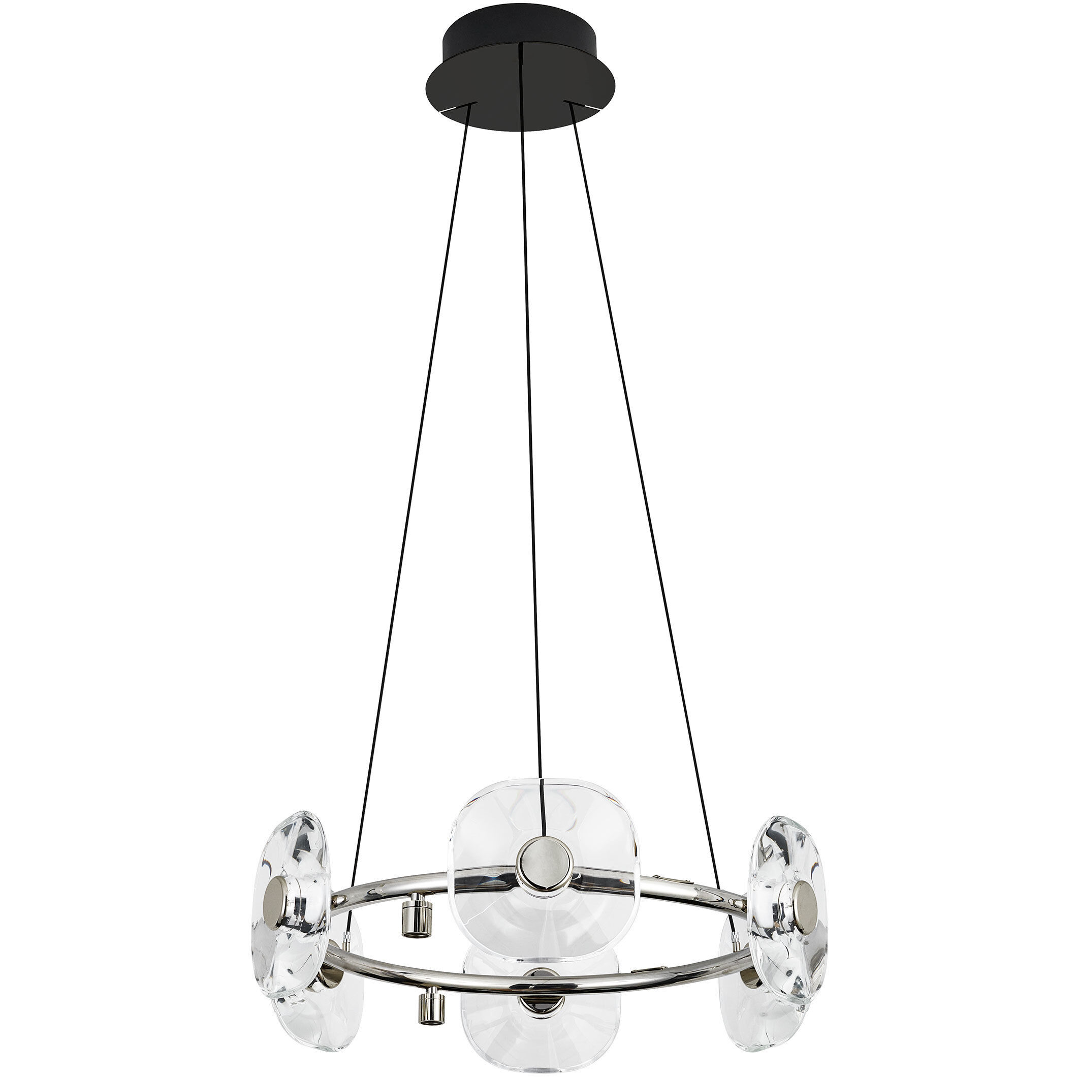 Ziva Celestia 24 inch 4.00 watt Chrome Chandelier Ceiling Light